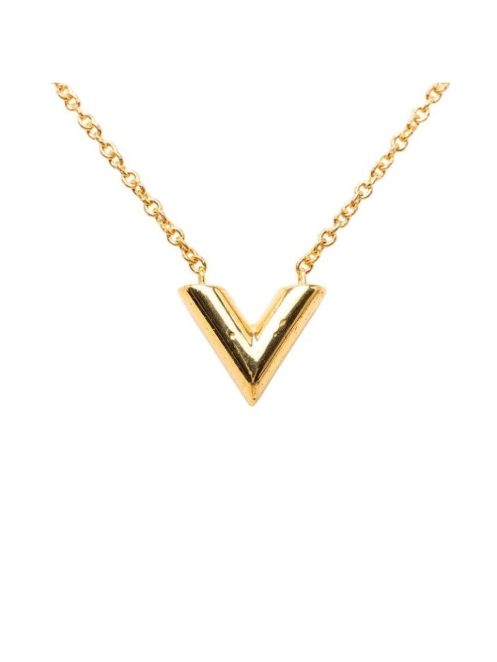 Louis Vuitton Essential Necklace Gold Plated - Picture 2 of 7